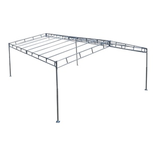 三角人字尖顶遮阳雨棚双斜面酒席帐篷支架骨架单铁架加厚加粗喜棚