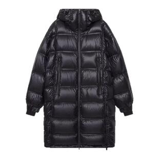 设计师品牌 IMMI 女士压胶连帽长款鹅绒羽绒服银泰百货 300124