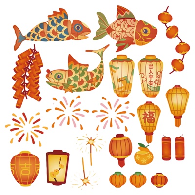 2026马年新春窗花门贴