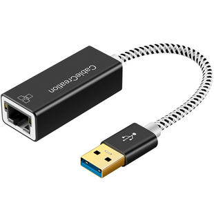 USB转网线接口免驱动千兆有线网卡转换器typec转rj45网口2.5G适用华为小米盒子苹果华硕联想笔记本电脑台式机