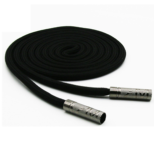 黑白灰色圆形运动裤腰绳裤子抽绳卫衣风衣帽绳裤带1.3米加长1.5米