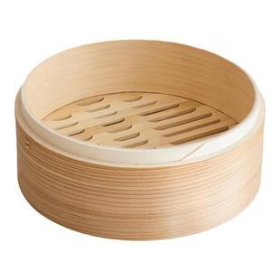 olayks立时竹笼电蒸锅家用竹制蒸笼小笼包手工竹编蒸屉蒸架包子