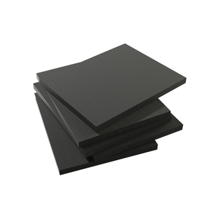 黑白色EVA泡棉45度无味内衬盒泡沫板材包装材料海绵防损防撞泡棉