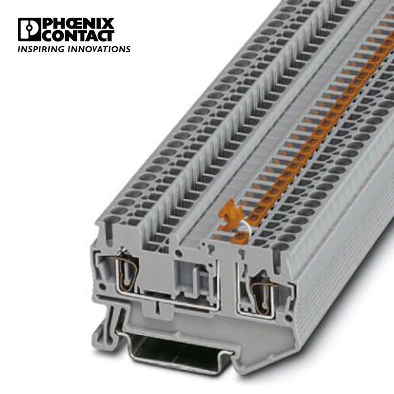 菲尼克斯 端子刀闸分断端子弹簧式灰色 ST 2,5-MT - 3036343