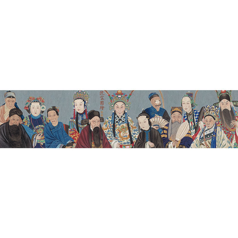 同光十三古代名画工笔人物临摹