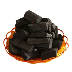 龙芽木炭又称白霜盯丁木炭功夫煮茶风炉耐烧无烟无异味高品质木炭