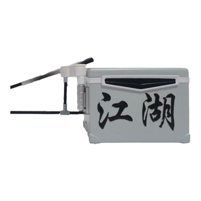 钓鱼钓箱摆件车载迷你小钓箱模型钓台手办创意汽车摆件高级感男士