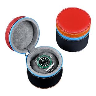 头层真皮便携式手表收纳盒机械表包拼色表盒旅行收纳手镯手串存储