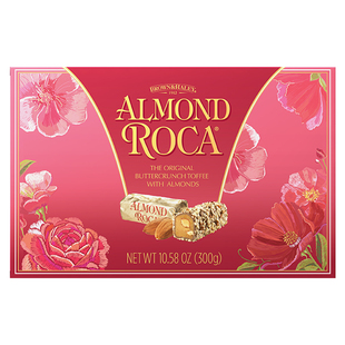 【清仓售卖】roca乐家美国巧克力杏仁糖扁桃仁糖果300g礼盒送礼
