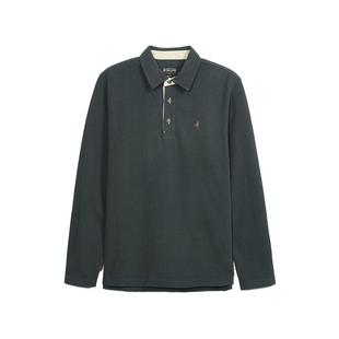 MCS男装源自万宝路美式复古宽松行政POLO衫慵懒风春秋休闲长袖