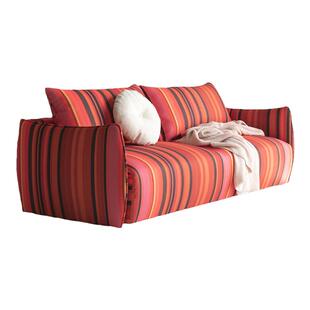 丹麦依诺维绅布艺沙发马洛萨现代简约小户型两用折叠多功能沙发床