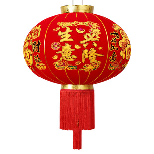 大红灯笼生意兴隆福字新年春节阳台喜庆装饰防水户外开业大吉挂饰