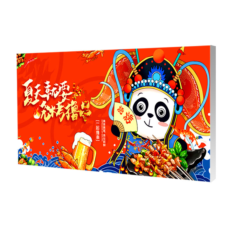 三轮车卡布灯箱广告牌夜市地摊摆摊户外软膜发光招牌定制餐车灯牌