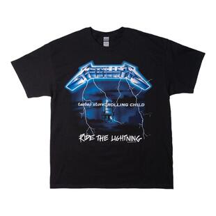 正版Metallica乐队复古vintage重金属摇滚短袖T恤f 官方现行美版