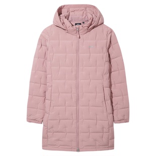 NEPA耐葩户外25秋冬新品女士立领中长款保暖带帽羽绒服7L82024