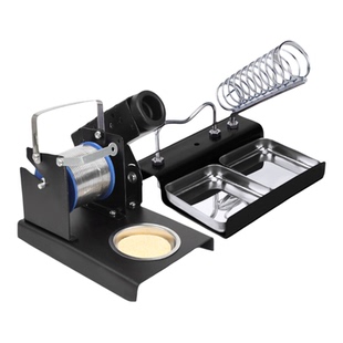 鹿仙子多功能烙铁架全金属锡丝架耐高温焊锡丝焊锡膏焊接工具配件