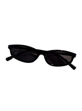 复古猫眼窄框高级感墨镜女辣妹风