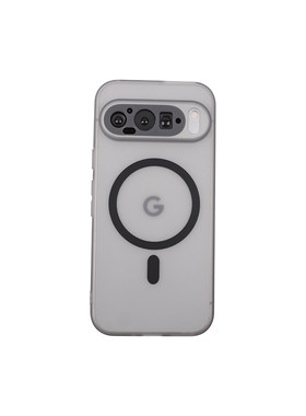 适用谷歌GooglePixel10proXL手机壳Pixel9磁吸TPU硅胶软壳Pixel8保护套半透明灰色简约轻薄全包按键圆弧边7/6