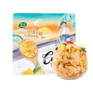 帮太非油炸低脂香脆玉米片即食酒店谷物早餐冲泡谷物圈小零食代餐