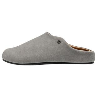 包头勃肯半拖鞋男冬季外穿软底懒人一脚蹬办公室替换无后跟穆勒鞋