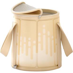 泡脚袋养生家用可折叠泡脚桶旅行提手便携式防倒带支撑足浴深水桶