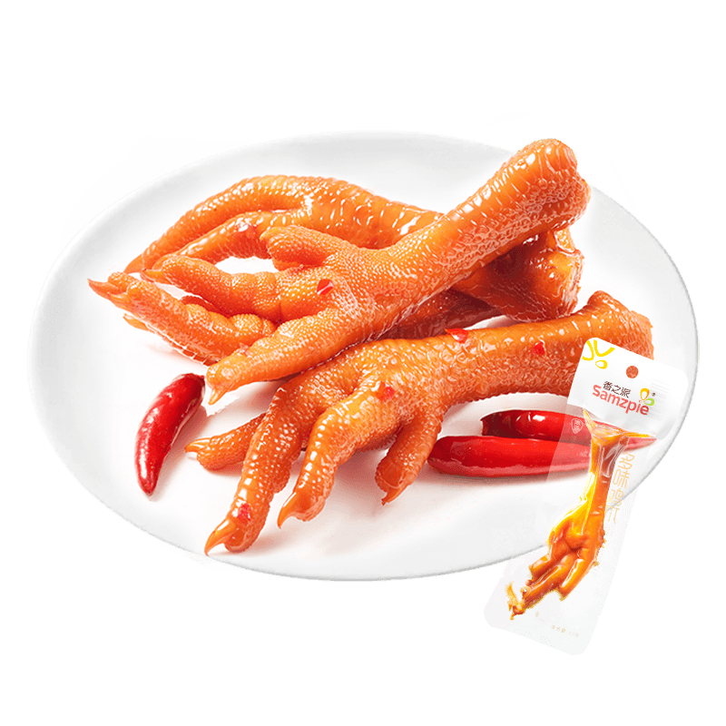 【下单立赠】香之派多味鸡爪柠檬酸辣卤凤爪鸡脚小零食追剧味即食