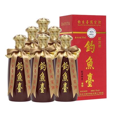 钓鱼台白酒国宾酒第一代500ml*6