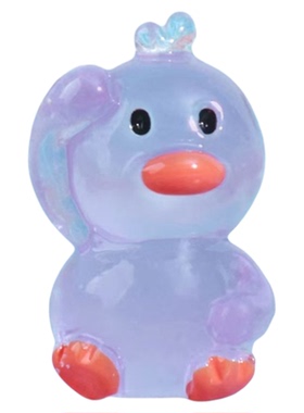 招手鸭迷你夜光微景观造景摆件