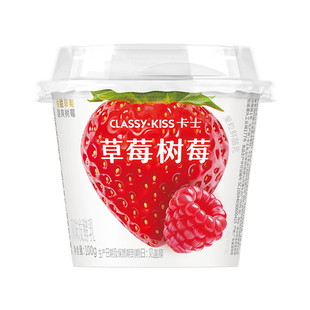 卡士酸奶100g果粒风味发酵乳草莓芒芒椰椰原味黄桃蓝莓全脂早餐奶