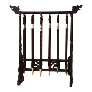 毛笔笔架狼毫兼毫毛笔初学者书法墨盒挂架书房摆件拍照摄影道具