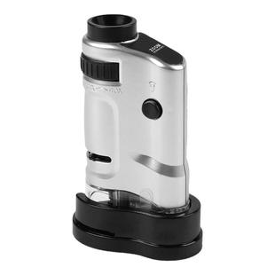 拜斯特40倍高清放大镜LED带灯便携显微镜鉴定集邮瓷器看黑茶花叶