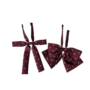 梦见电子兔小花蝶形领结基础长柄可爱学生jk衬衫领花制服学院配饰