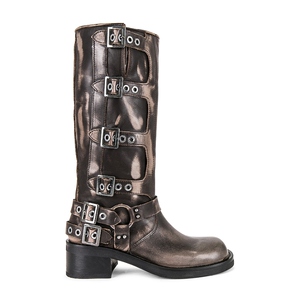 Steve Madden 骑士靴金属扣女士长筒靴早秋复古长靴女款REVOLVE