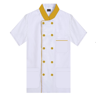 秋冬厨师工作服厨师服长短袖食堂厨房衣服酒店餐厅服装男女薄款