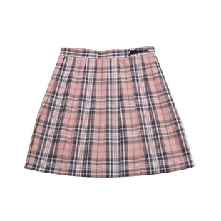 林间萌象jk制服格子裙套装学院风夏季短裙女日系原创正版百褶裙粉