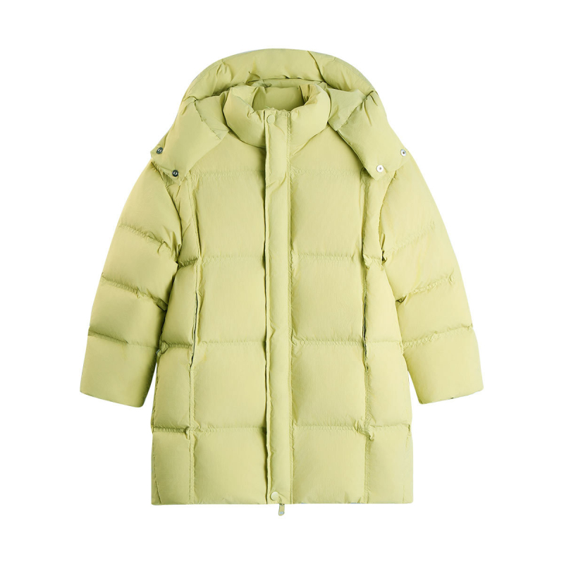 EBAER童装儿童羽绒服中长款加厚2025冬季新款男女童三防冬装外套