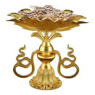 合金海螺支架底托摆件贝壳托底座玄关家居饰品装饰摆件单个