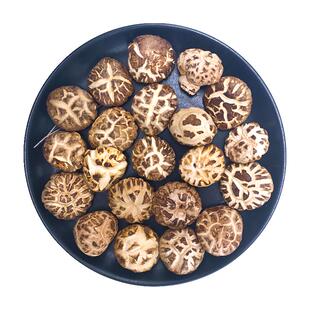 小花菇干货精选白花菇500g湖北特产冬菇农家蘑菇椴木香茹无根花菇