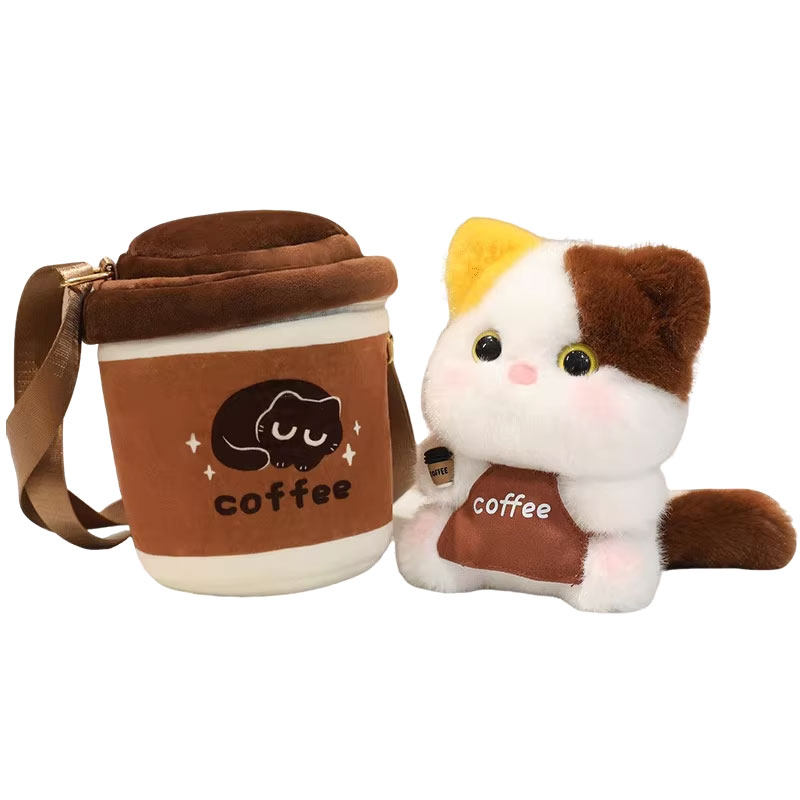 生日礼物女生玩偶猫咪三花猫20cm