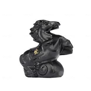 AWNL玄铁聚财天马摆件马年限定生日礼物送礼