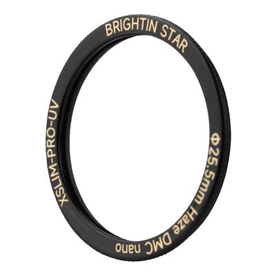 星曜28mmF2.8镜头专用UV镜25.5mm 手作黑漆 超薄黄铜UV镜多层镀膜镜头保护镜 外露厚度仅1mm 星耀