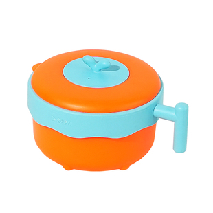 贝佳丽注水碗婴幼儿保温宝宝不锈钢辅食碗儿童吃饭吸盘碗餐具套装