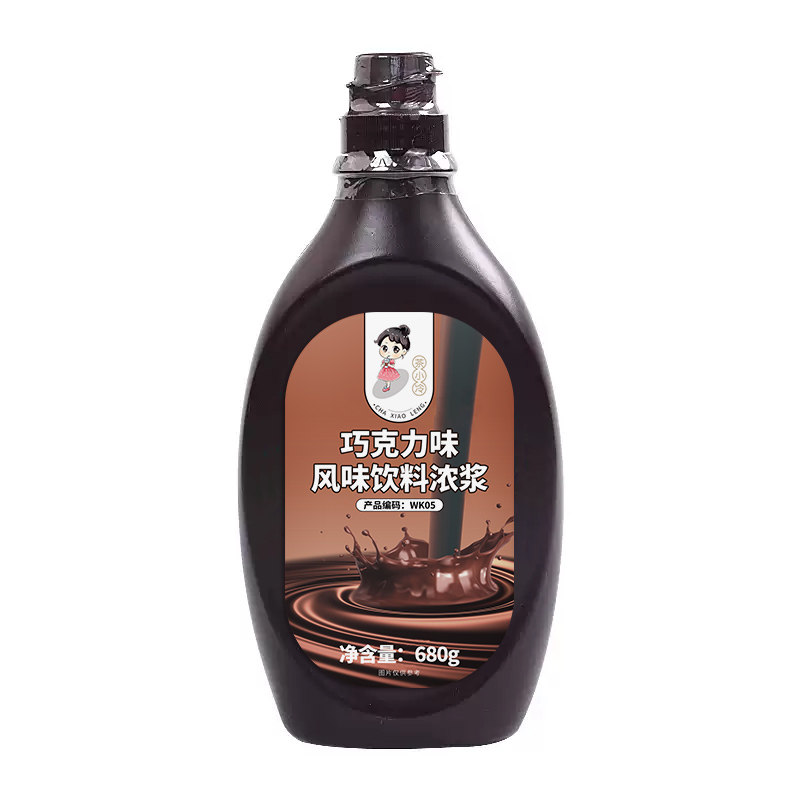 茶小冷巧克力酱商用朱古力酱680g