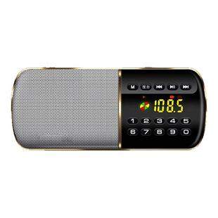 新款全波段收音机老人专用半导体充电随身听广播多功能插卡播放器