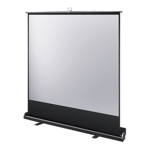 宏影地拉式投影幕布家用投影仪幕布支架落地升投影移动幕100英寸