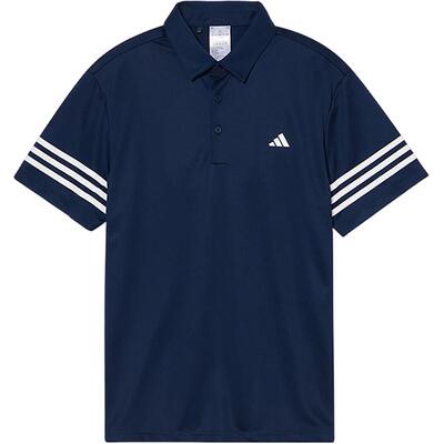 阿迪达斯男士翻领POLO衫