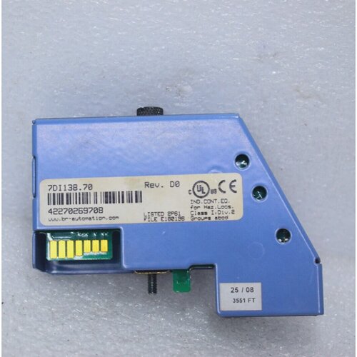 BR AUTOMATION 7DI138.70 DIGITAL INPUT MODULE 24VDC DI138