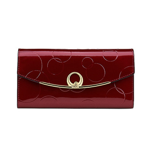 2026新女士钱包真皮长款大容量多卡位防盗刷软牛皮高级感抓拿钱夹