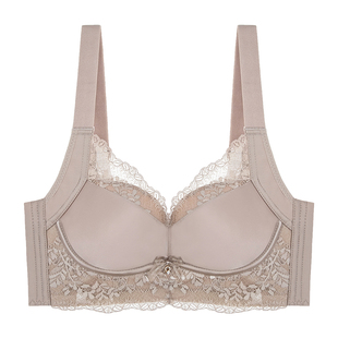 安克拉红内衣女2026新款爆款小胸聚拢中厚1.5cm光面无钢圈文胸