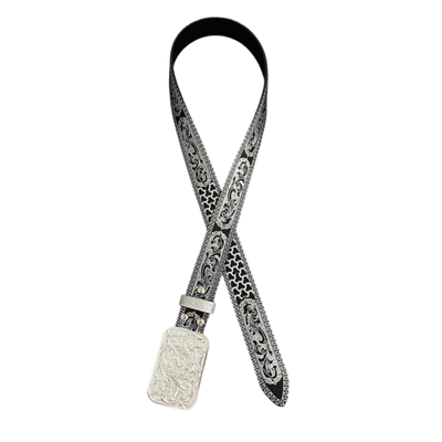 ironworks原创银纹序章雕花皮带